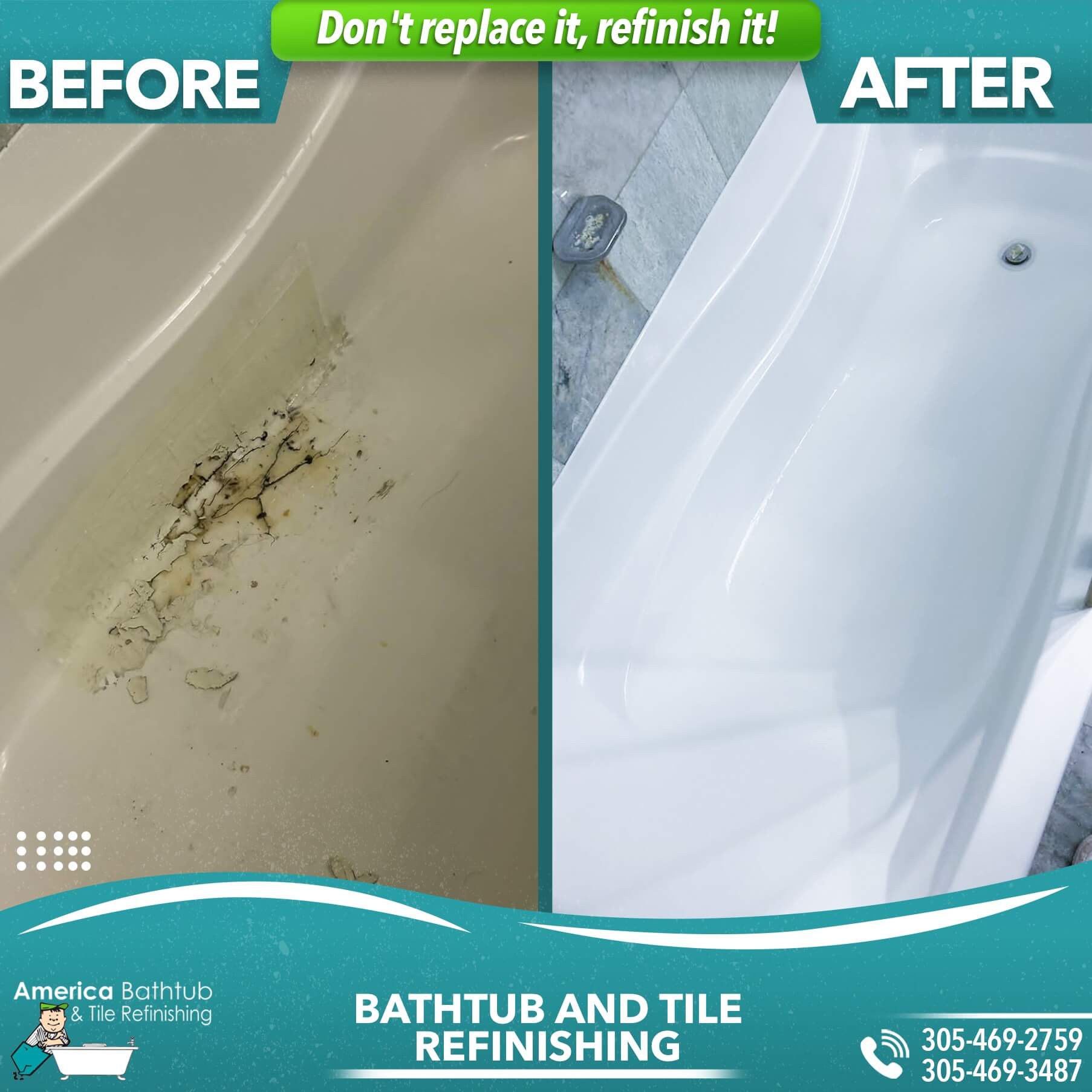 bathtub reglazing service miami gardens fl